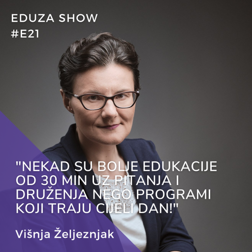 Citat: Nekad su bolje edukacije od 30 minuta uz pitanja i druženja nego programi koji traju cijeli dan.