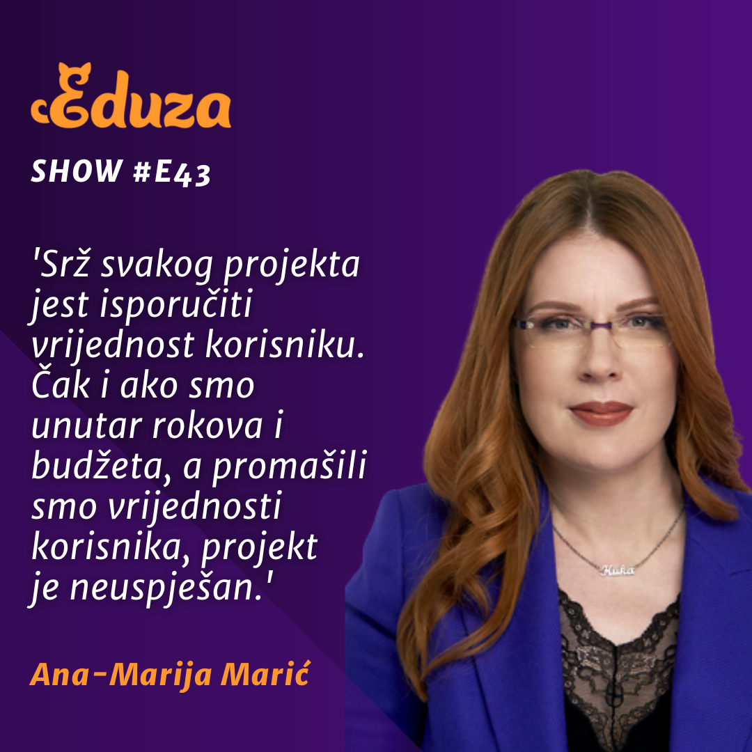 Citat Ana-Marija Marić, Eduza Show: "