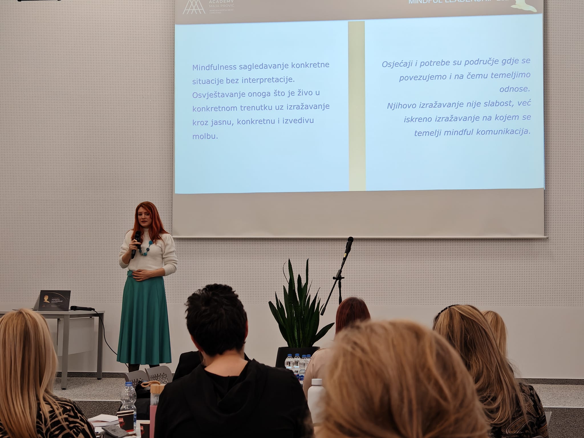 Iva Brčić na edukaciji o mindful komunikaciji