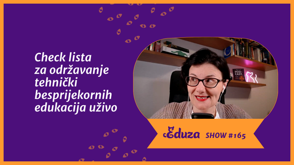Check lista za održavanje tehnički besprijekornih edukacija uživo