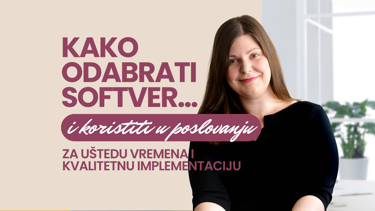 Cover Kako odabrati i koristiti softver