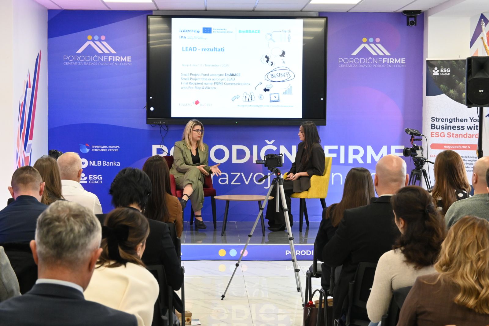 Mirela Glavaš i Dobrila Močević | konferencija Porodične firme, Banjaluka 2025.