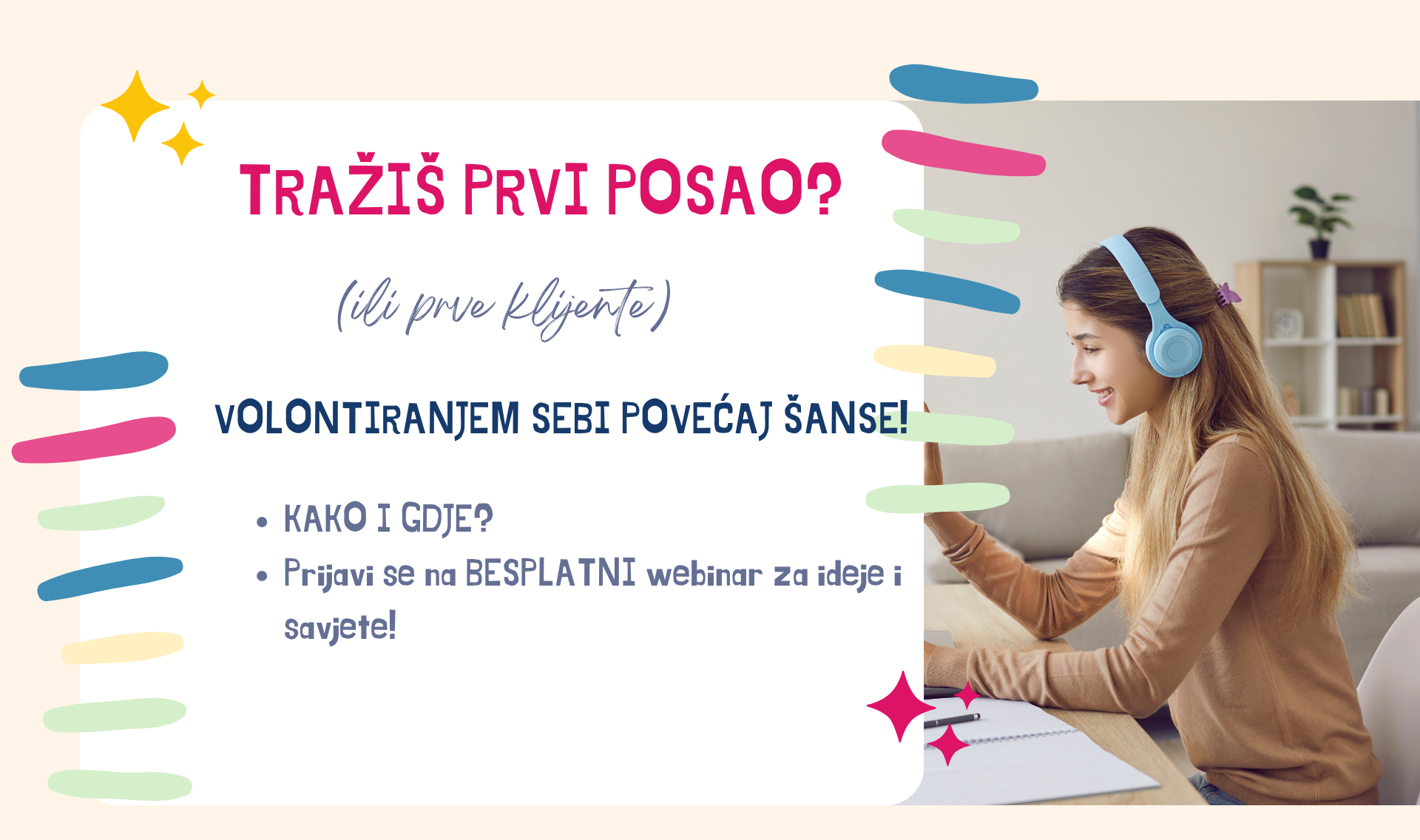 Cover Volontiranjem na početku karijere povećaj sebi šanse za bolji posao