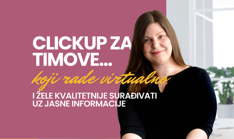 ClickUp za timove: kako organizirati rad, zadatke i timsku učinkovitost
