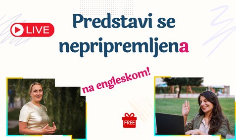 Predstavi se nepripremljen/a na engleskom