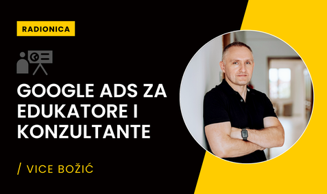 Google Ads oglašavanje  za edukatore i konzultante