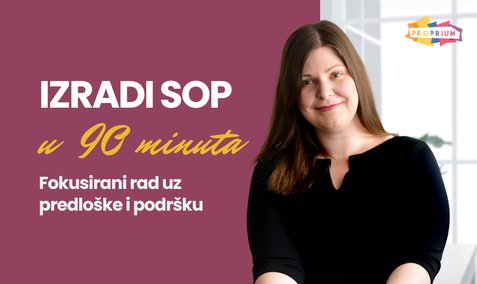 Izradi SOP uz podršku i predloške