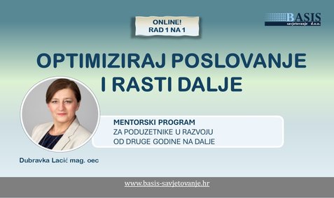Optimiziraj poslovanje i rasti dalje 