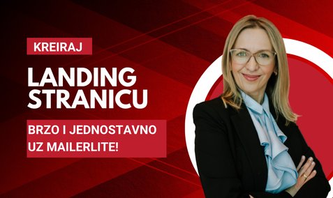 Kreiraj landing stranicu brzo i jednostavno uz Mailerlite