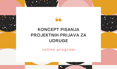 Koncept pisanja projektnih prijava za udruge