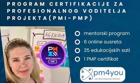 Mentorski program certifikacije za profesionalnog voditelja projekta (PMI-PMP)