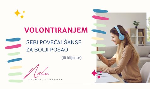 Kako volontiranjem povećati sebi šanse za bolji posao