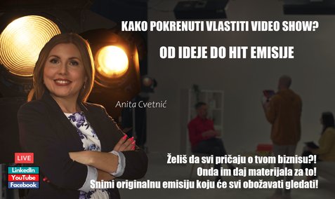 Kako pokrenuti i uređivati svoju emisiju na TV-u i online?