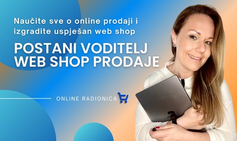 Postani voditelj web shop prodaje